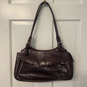 Brown Alligator Purse